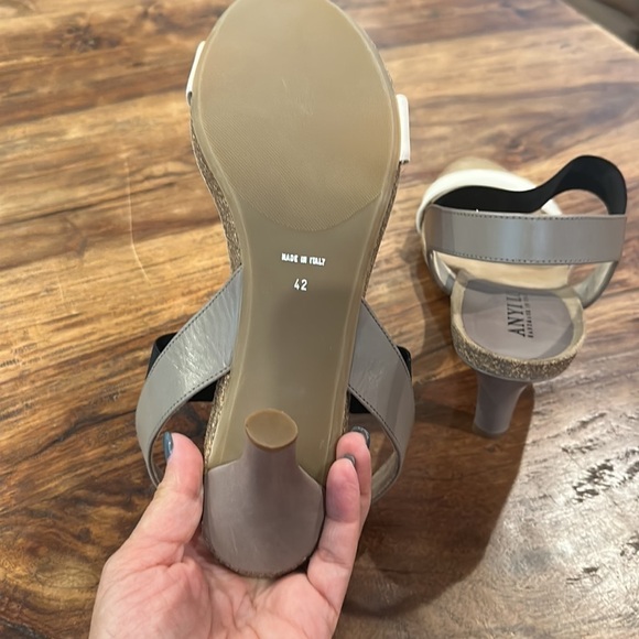 ANYI LU NEW Bianca Two-Strap Sandal sz 42 - Picture 9 of 11